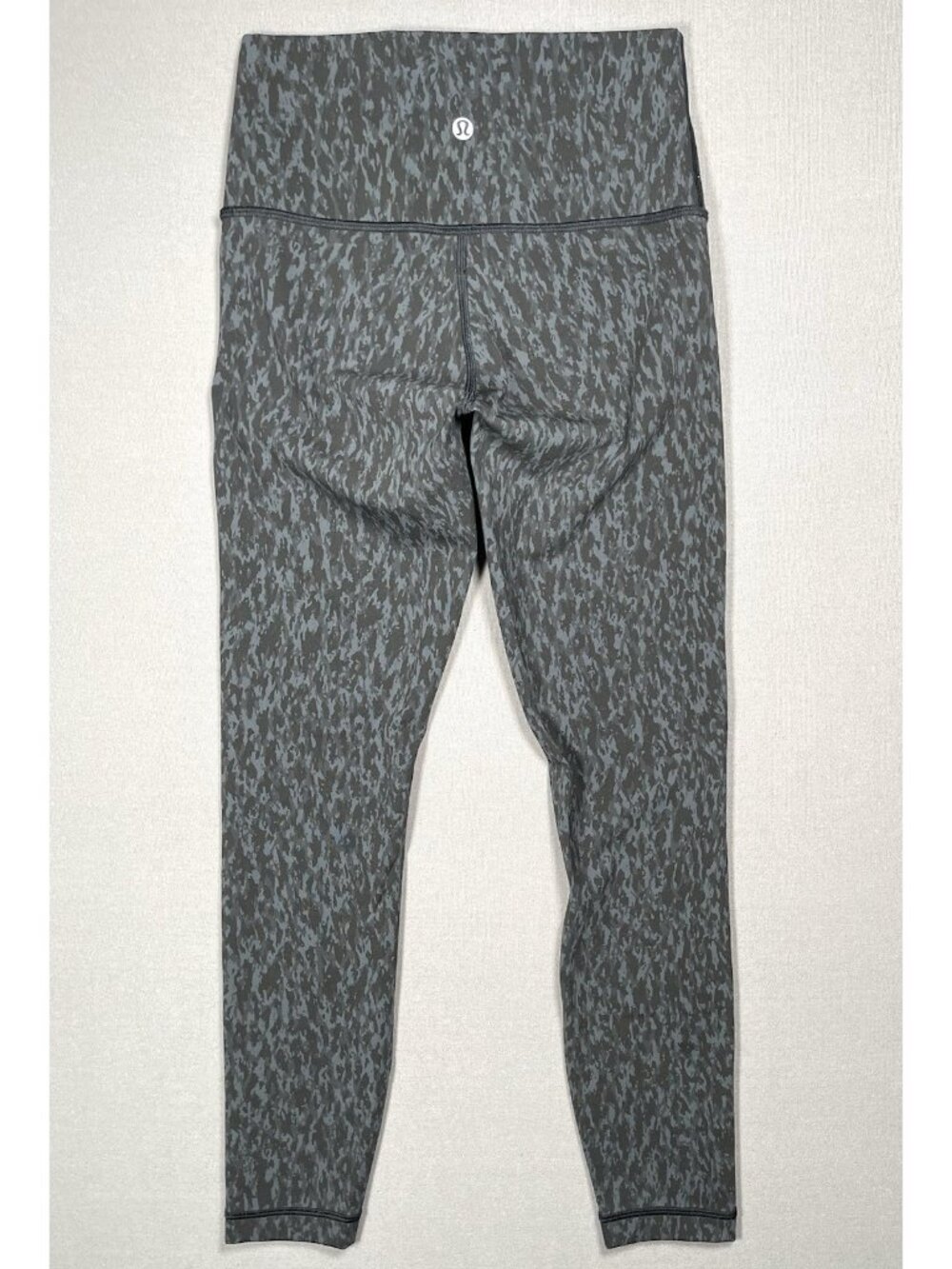 Lululemon Wunder Under High Rise Tight 25" Leopard Camo Deep Coal Multi - Size 4
